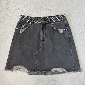 DL1961 Denim Georgia High Rise Skirt in Wilder